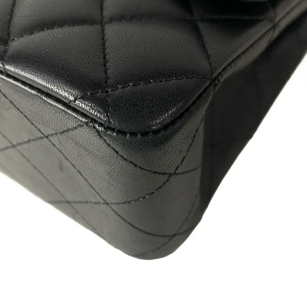 Chanel Double Flap Matelasse Shoulder Bag A01112
